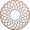 Ekena Millwork Cannes Wood Fretwork Pierced Ceiling Medallion, Wood (Paint Grade), 32"OD x 11"ID x 3/8"T CMWP32X32X0375CNMF - alternate 1